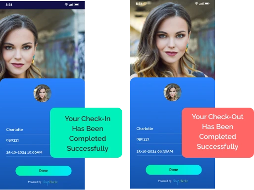 wAnywhere field force attendance management with AI facial recognition
