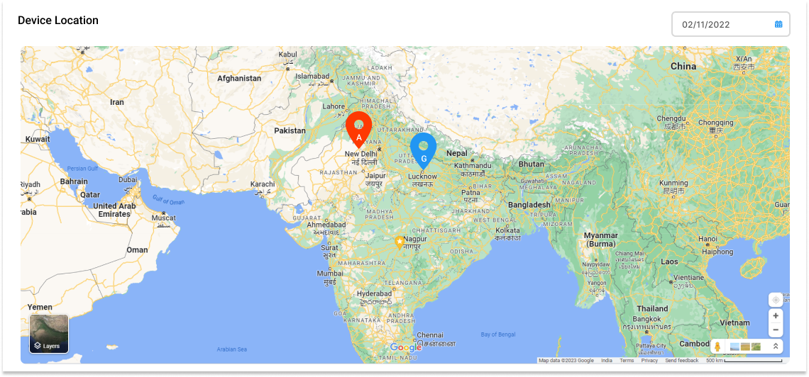 Remote Employee Device Location