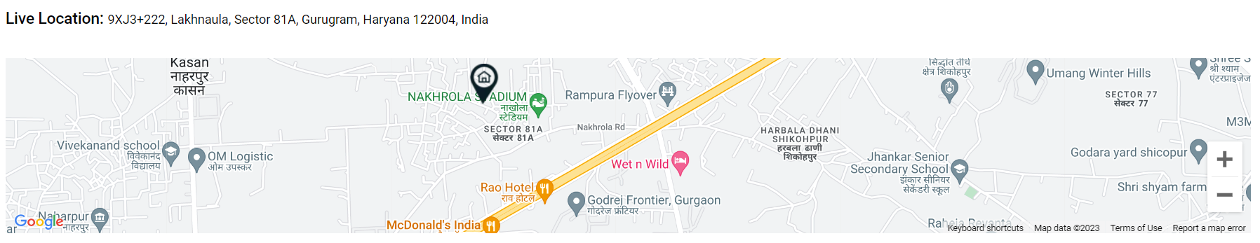 Current Location Of Field Employee