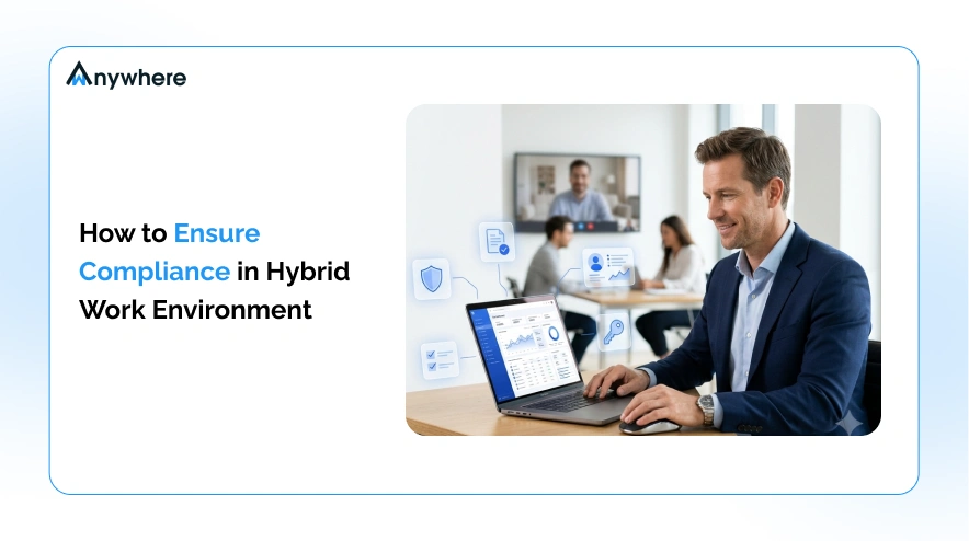 Ensuring compliance in hybrid work