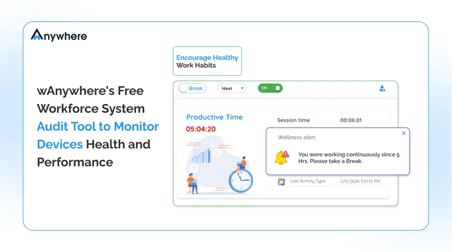 wAnywhere's Free Workforce System Audit Tool to Monitor Devices Health and Performance