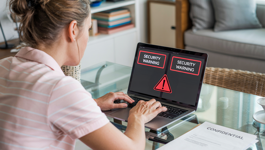 Security warning