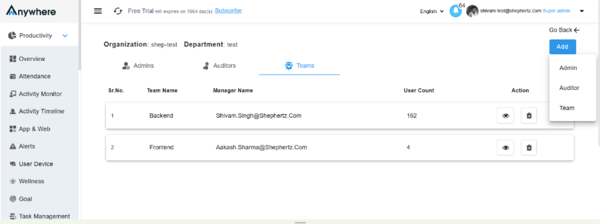 Screenshot Time Interval