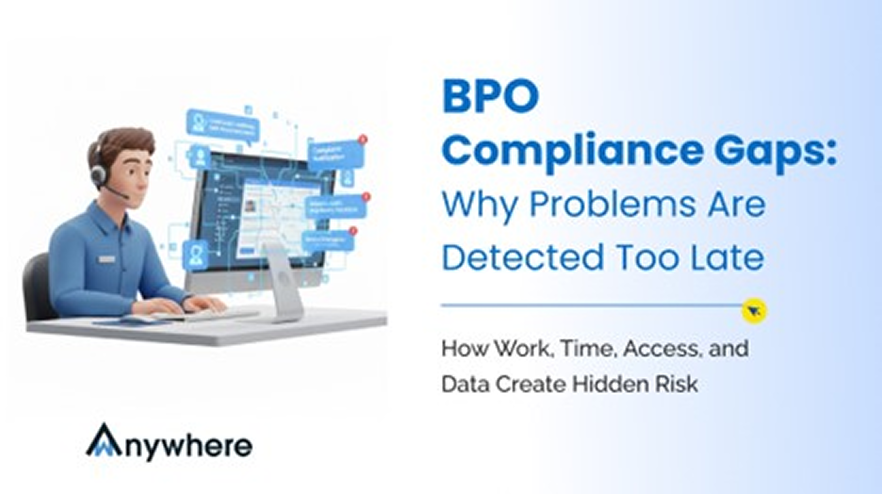 Delayed detection of compliance gaps in BPO operations