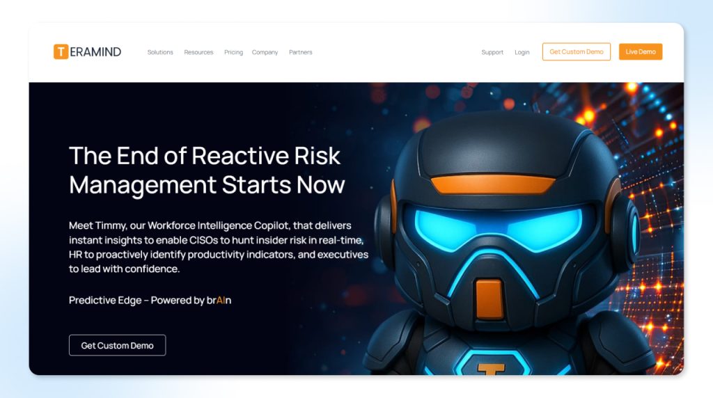 Teramind insider threat detection and user activity monitoring platform for enterprises
