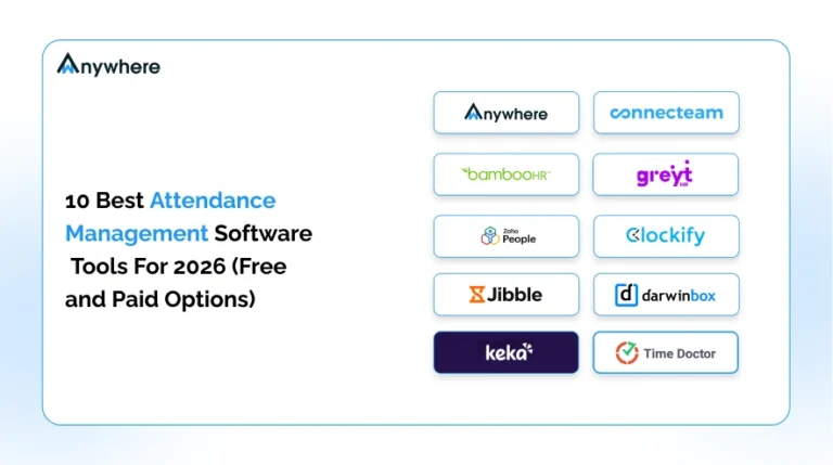 10 Best Attendance Management Software Tools For 2026 (Free and Paid Options) 