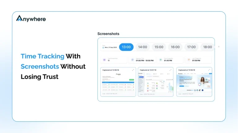 Time Tracking with Screenshots Without Losing Trust 