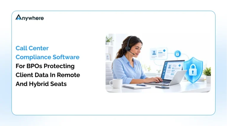 Call Center Compliance Software For BPOs Protecting Client Data In Remote And Hybrid Seats 