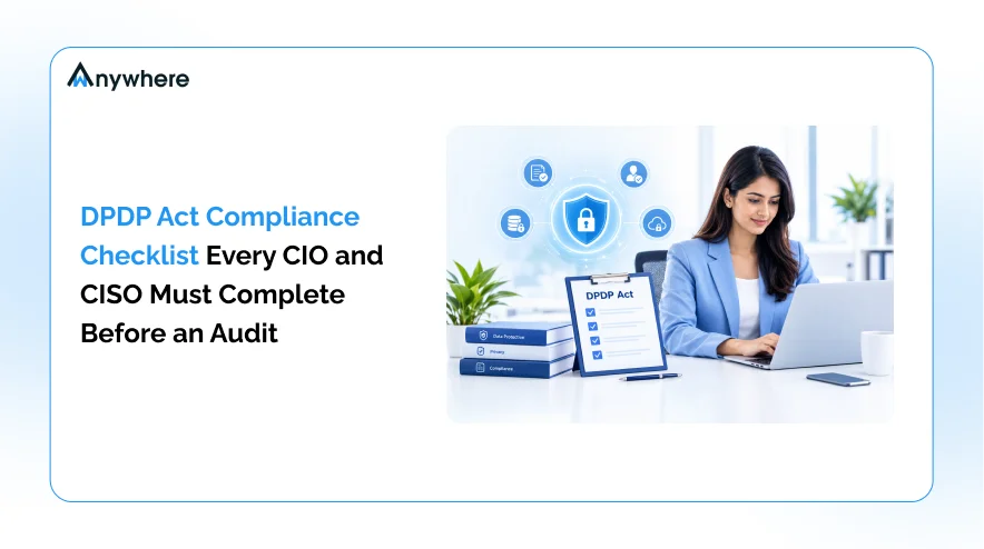 DPDP compliance checklist for CIOs and CISOs before an audit