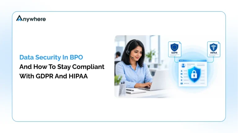 Data Security In BPO And How To Stay Compliant With GDPR And HIPAA 