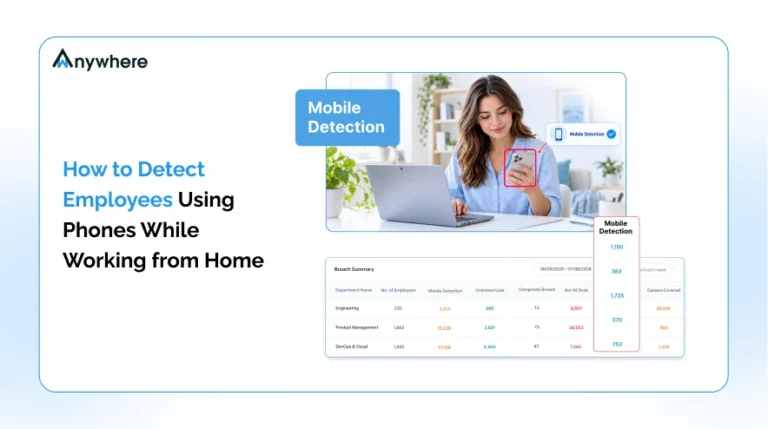 How to Detect Employees Using Phones While Working From Home 