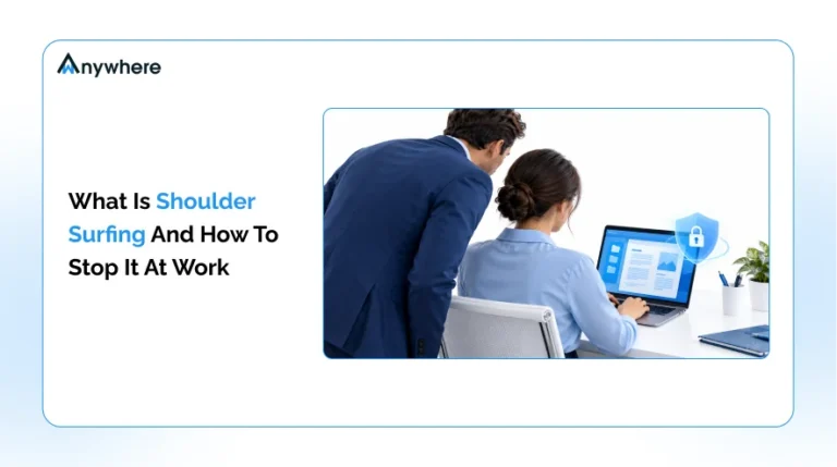 What Is Shoulder Surfing And How To Stop It At Work 